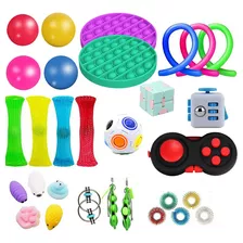 Conjunto De 30 Brinquedos De Descompressão Sensorial, Kit De