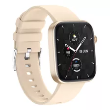 Reloj Inteligente Colmi P71 Bluetooth 5.1 Call, Pantalla Ips De 1,9 Pulgadas, Carcasa Dorada, Pulsera Dorada, Bisel Dorado