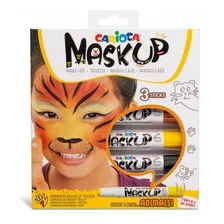 Maquillaje Pintura De Cara Carioca Mask Up Animals - Upalalá