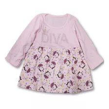 Vestido Bebe Infantil Pp P M 