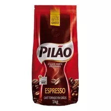 Café Torrado Em Grãos Espresso Pilão Pouch 1kg