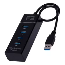 Hub Usb 3 0 4 Portas Entradas 9 Pinos Extensor Slim Hi Speed