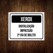 Kit 10 Placa Xerox Digitalização Impressão Boleto