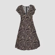 Vestido Stradivarius Animal Print Zara Bershka Pull & Bear