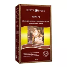 Pó De Henna Marrom Surya 50g