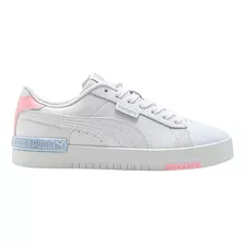 Tenis Feminino Puma Jada Couro Macio E Confortável - Oficial