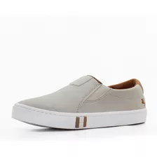 Tenis Masculino Casual Jeen Slip On Confortável Leve