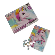 Quebra-cabeça Unicórnio Arco-íris Brinquedo Menina 150 Peças