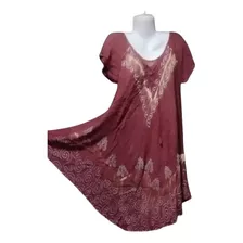 Vestido Indu 2/3xl Bordeaux Grande Especial Divino