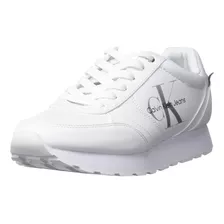 Tenis Calvin Klein Originales Mujer Comodo Casuales Blanco 8