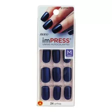 Kiss New York Impress Unhas Autocolantes Médio - Look At Me