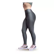 Calça Legging Cós Reforçado Confortável Dia A Dia Cinza