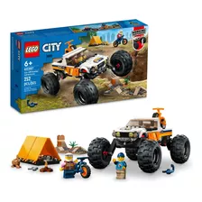 Kit City 60387 Off-roader 4x4 De Aventuras 252 Peças Lego