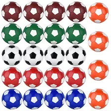 Coopay 24 Piezas Pelotas De Futbolín De 32 Mm Balones De Rep