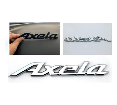 Logo Axela Mazda Emblema Cromado Insignia 184mm X 27mm Foto 3