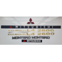 Emblemas Para Mitsubishi Montero 2600 Laterales.  Mitsubishi MONTERO SPO XLS 4X2