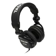 Fones De Ouvido De Monitoramento Tascam Th-02 Cor Preto