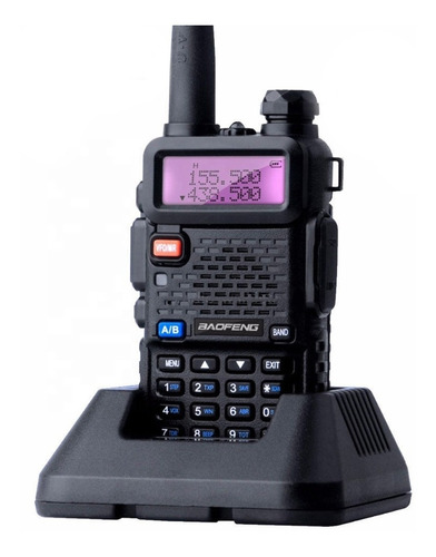 Rádio Comunicador Ht Dual Band Uhf Vhf Uv-5r Fm Fone Ptt
