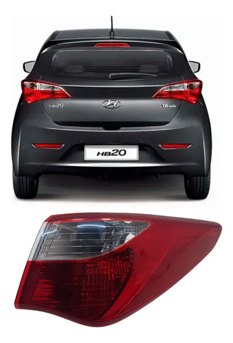 Lanterna Traseira Direita Hyundai Hb20 13/18 Hy4432 - Hyundai - Código 180368344445