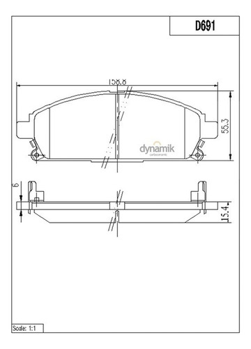 Balatas Semimetalicas Del Infiniti Q45 V8 4.5l 01 Dynamik Foto 2