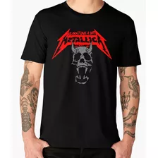 Hermosas Camisas Hombre Negras Metallica Rock