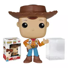 Funko Pop Toy Story Sheriff Woody 168 Buddy Disney Protector