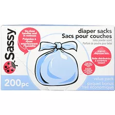 Sacos Desechables Para Pañales Baby, 200 Unidades.