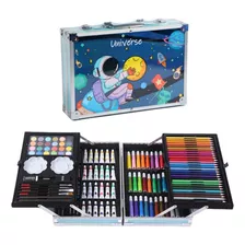 Kit De Arte Para Niños Acuarelas Marcadores Colores Y Más 