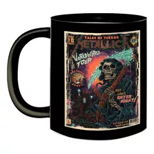 Caneca Preta Metallica Arte Poster Show Sp 2022 Morumbi