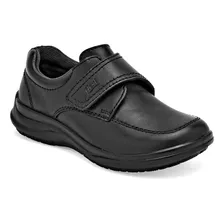 Zapato Casual Mod 402112 Para Niño Flexi Color Negro