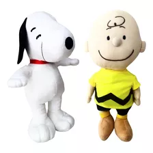 Pelúcias Snoopy E Charlie Brow Jr - 02 Personagens