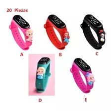 Reloj Touch Niños Personajes Princesa Moda Mayoreo 20 Piezas