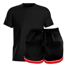 Conjunto Short Esportivo Basquete E Camiseta Masculina