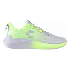 Tenis Urbano Running Light Charly Olimpus 1059033 Gris Limón