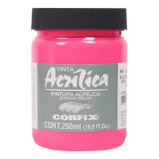 Acrilica Arts Fluorescente 250ml 1012 Rosa