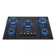 Cooktop A Gás 5 Bocas Mondial Ctg-02 Preto/prata Bivolt