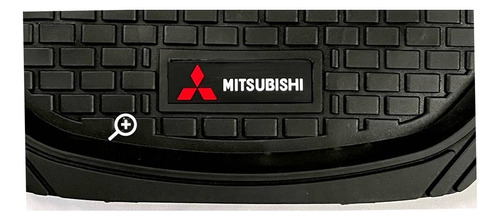 Tapetes 3d Charola Logo Mitsubishi Outlander 2008 - 2013 Foto 5