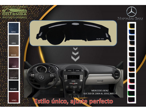 Cubretablero Aut.(color) Mercedes Benz Slk 200 2004 Al 2010