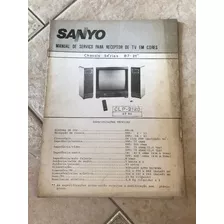 Manual Serviço Sanyo Receptor De Tv Em Cores Clp-2128 M017