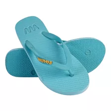 Sandalia Mujer Waves Flip Flops Ojota Playa Ecologicas - Btu