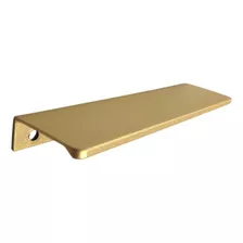 04 Puxador Para Móveis Slim 8015 128mm Dourado