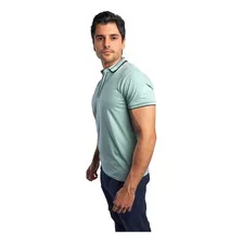 Playera Tipo Polo Para Hombre Calidad Slim Moda Casual