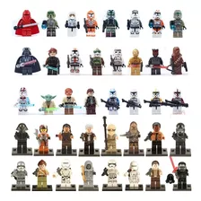 Kit Com 4 Minifigures Star Wars Império Sith Darth Vader