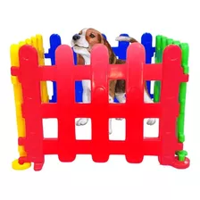 Cercadinho- Espaço Infantil Ou Pet - 4 Placas Coloridas