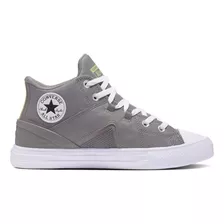 Tenis Converse Chuck Taylor All Star Flux Ultra Para Hombre Color Gris Diseño De La Tela Liso Talla 29