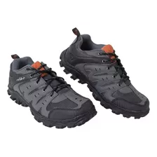 Zapatilla Trekking Deportiva Liviana Oferta Base De Caucho