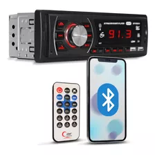 Rádio Som Automotivo Bluetooth Aparelho Mp3 1 Din Usb Fm Sd