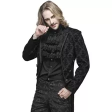 Gabardina Corta Vampírica Victoriana Gótica Elegante Hombre