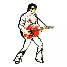 Relógio Parede Pêndulo Elvis Presley Rei Do Rock