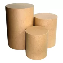 Trio Mesa Festas Cilindro Mdf Decoração Kit Festas P M G